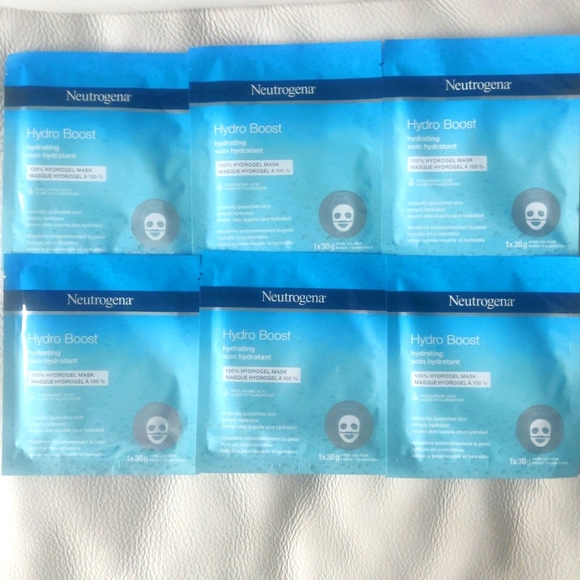 Neutrogena Hydro Boost 100% Hydrogel Mask x 6 - Picture 1 of 2